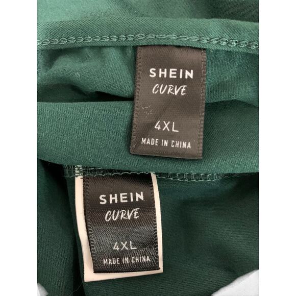 4XL Shein Curve Womens Emerald Green Loungewear Outfit 2 Piece - Picture 5 of 6